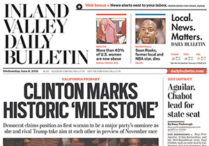 inland valley daily bulletin newspaper