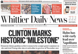 whittier daily news newspaper