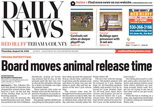 red bluff daily news newspaper