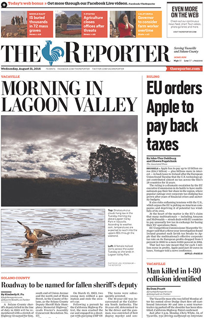 vacaville-reporter-front-page